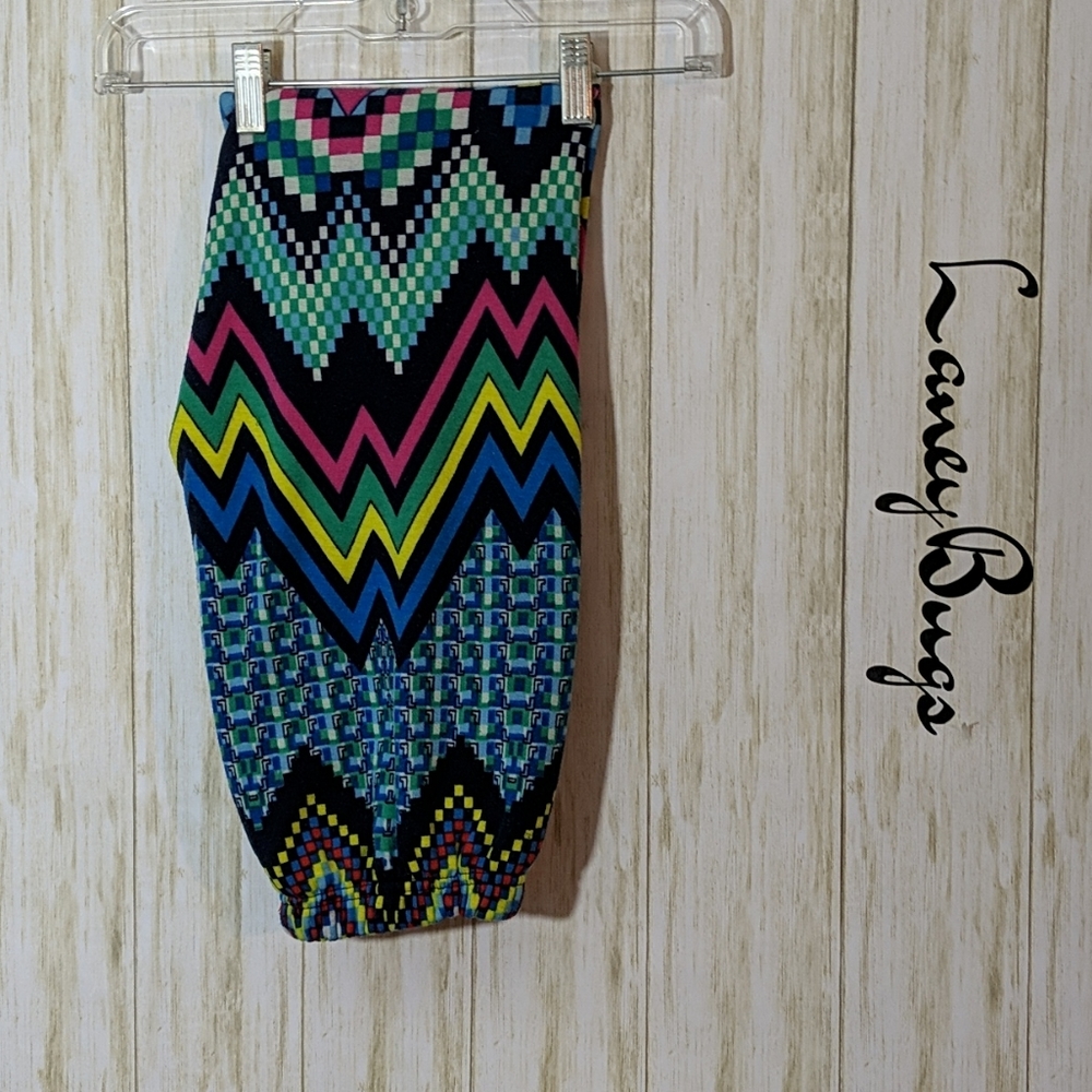 Geometric print leggings heavy fabric size M